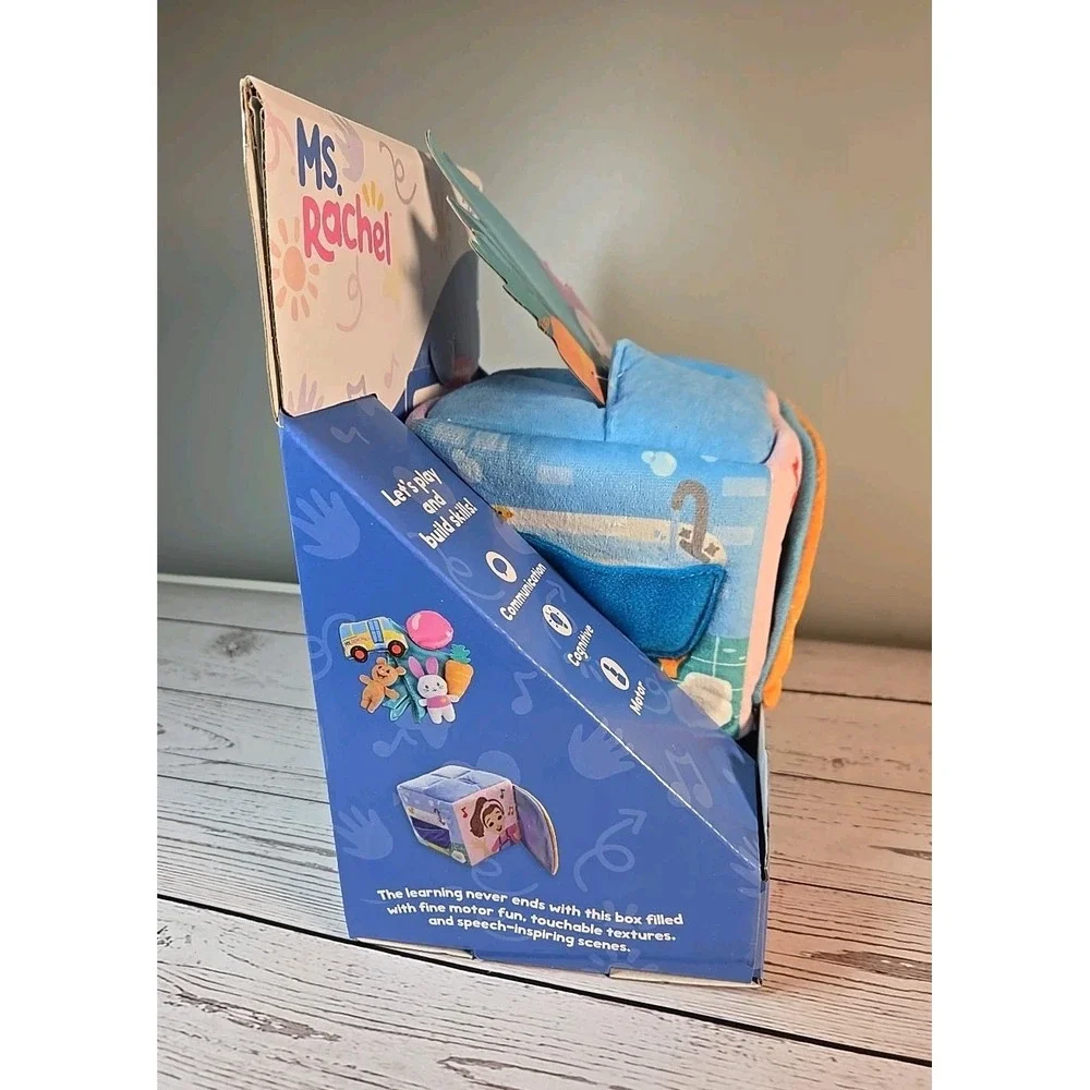 Ms. Rachel Official Surprise Learning Box Educational Toys with Stuffed Animals